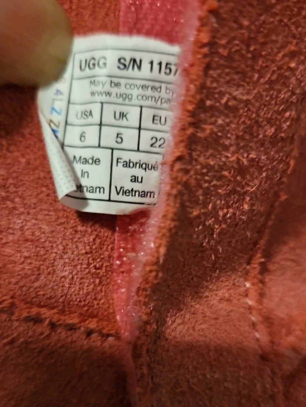 UGG Kids Pink Suede Shearling Boots